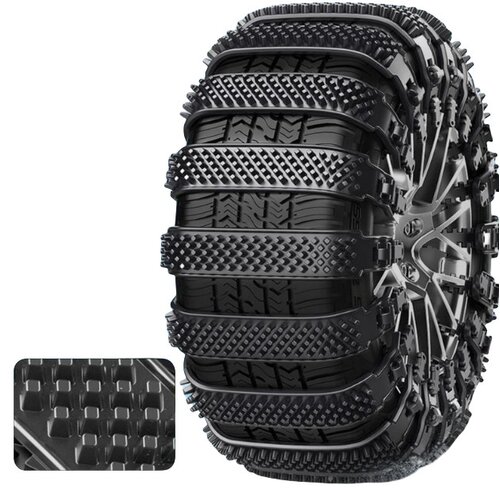 INF 10-delne univerzalne snežne verige za avtomobile Black, (21692193) Slike