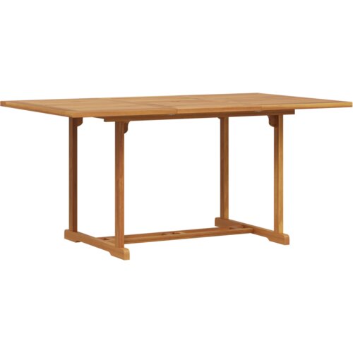 vidaXL Komplet za jedilnico v vrtu 7 pcs Rjava Trden tikov les Cene