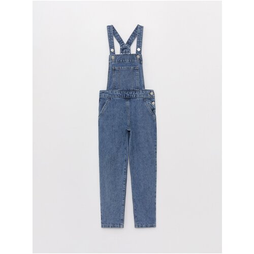 LC Waikiki Girl Child&amp;#039;s Square Collar Jeans Overalls Slike