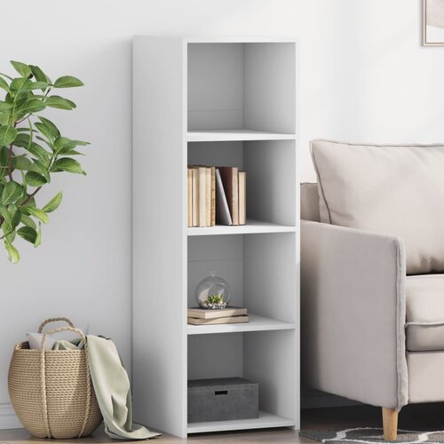 vidaXL Visoka omara bela 40x41x124 cm inženirski les Cene