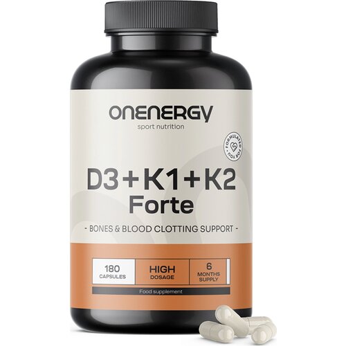 OnEnergy D3 + K1 + K2 FORTE - 180 kaps. Cene