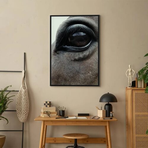  Slika - Honest Eyes (1 Part) Vertical 40x60 U crnom drvenom okviru Slike