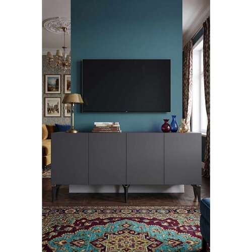 Hanah home komoda Gumus 150, 150 cm, antracit Cene