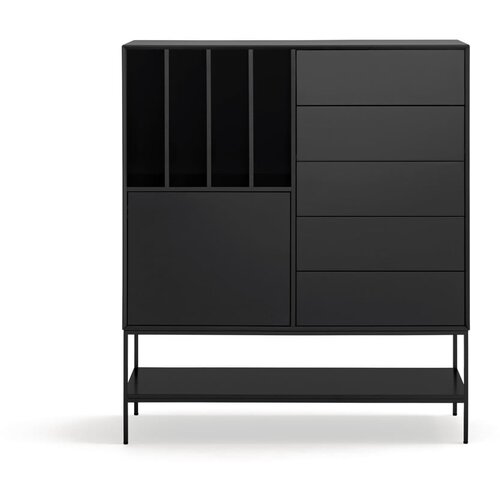 Teulat Crni ormarić 120x140x45 cm Platt – Cijene