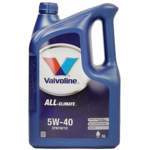 Valvoline motorno ulje ALL CLIMATE 5W40 5L Cene