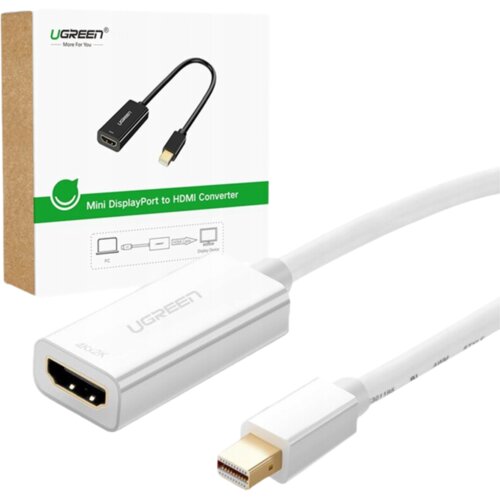 Ugreen MINI DISPLAYPORT HDMI ADAPTER ZA PC TV MONITOR 1080P MD112 10460, (5000310957) Slike
