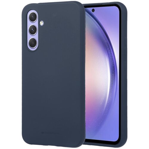 Goospery Soft Feeling silikonski ovitek za Samsung Galaxy A34 - temno moder Cene