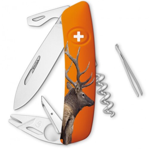 Swiza Džepni Nož wildlife bull elk TT03 orange Cene
