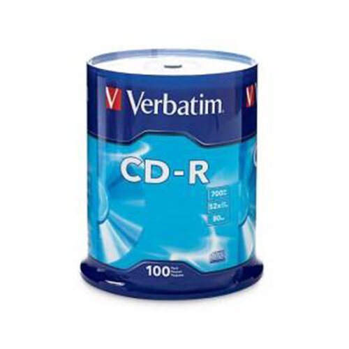 Verbatim CD-R, 700 MB,52X,spindle 100 kom EXTRA PRO,43411 Slike