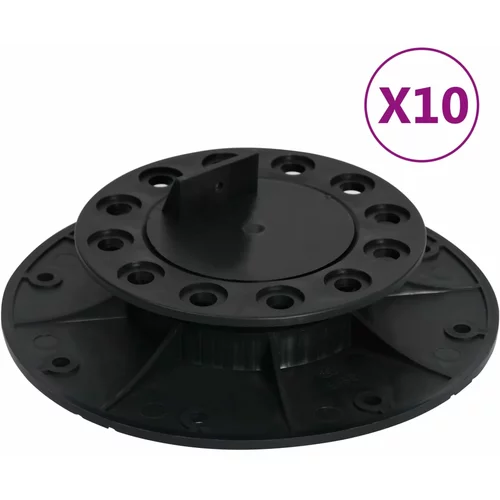 vidaXL Nastavljive noge za talne obloge 10 kosov 25-40 mm