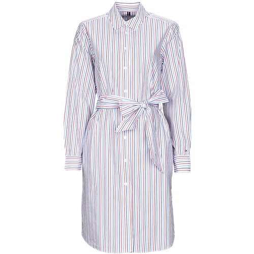 Tommy Hilfiger ORG CO GBL STP KNEE SHIRT DRESS Bijela Cijene