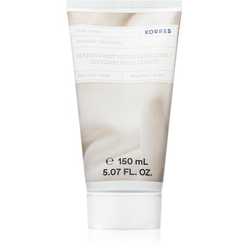 Korres Unscented osvježavajući piling za tijelo bez mirisa 150 ml Slike