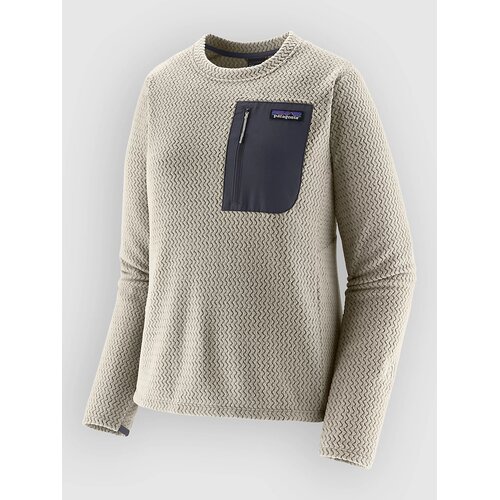 Patagonia R1 Air Crew Sweater birch white Cene