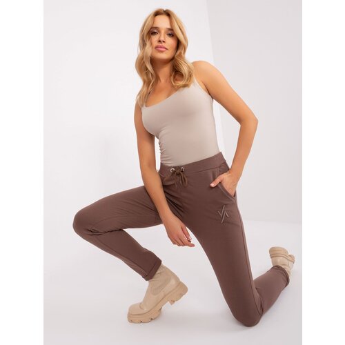 RELEVANCE Sweatpants-RV-DR-9290.38P-brown Slike