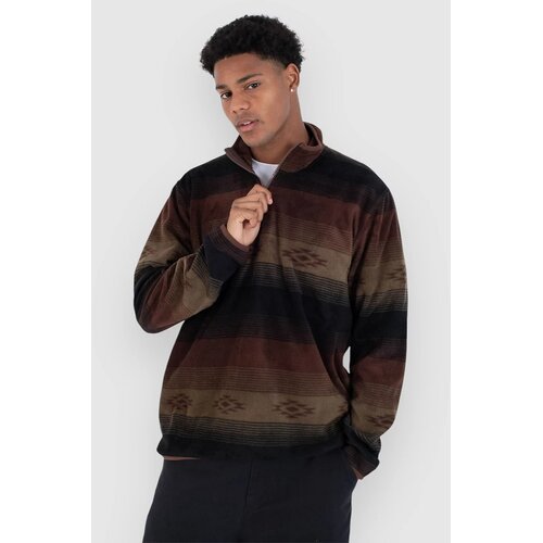 Hurley Mesa Windchill 1/4 Half-Zip Pulover espresso Cene