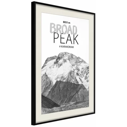  Poster - Peaks of the World: Broad Peak 30x45