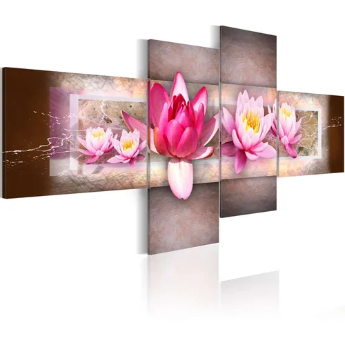  Slika - Delicate water lilies 100x45