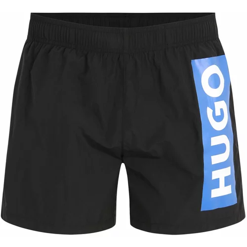 Hugo Blue Kratke kopalne hlače 'Blue Okko' modra / črna / bela