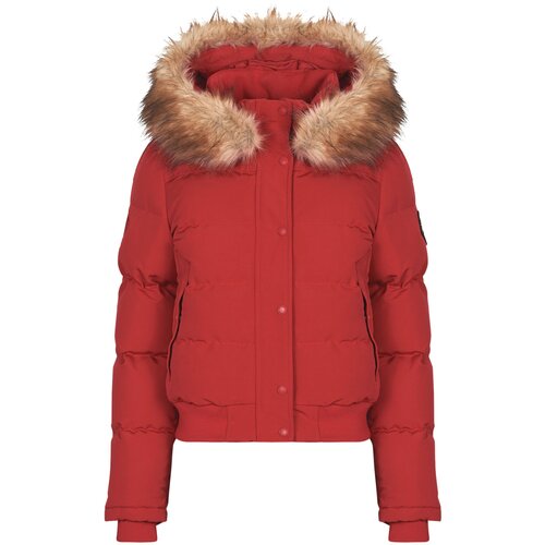 Superdry Puhovke EVEREST HOODED BOMBER JKT Rdeča Slike