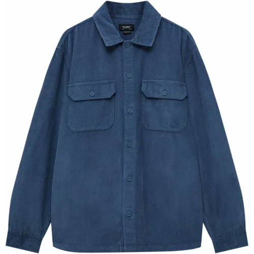 Pull&Bear Prijelazna jakna sivkasto plava