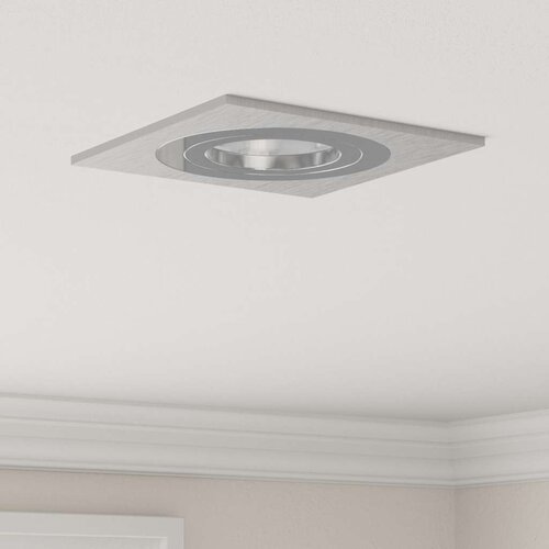 Ugradni reflektori 24 kom Četvrtasti GU10 Srebrna 91x91 mm Cijene