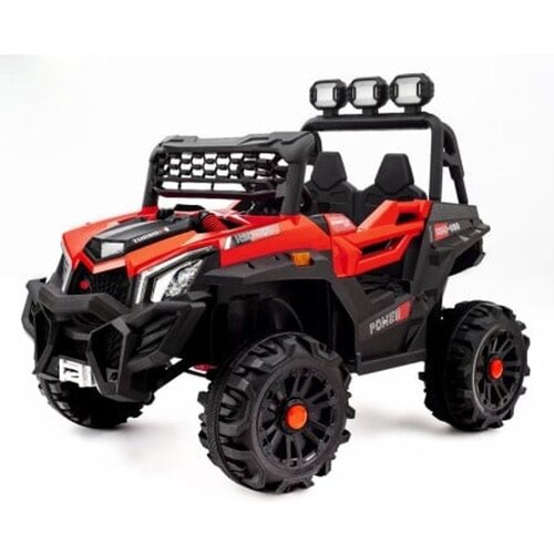 Džip za decu Power RC J-MB180 sa 4 motora 12V - Crveni Slike