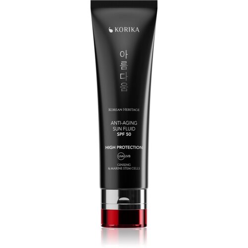 KORIKA Korean Heritage Ginseng & Marine Stem Cells Anti-aging Sun Fluid SPF 50 za&scaron;čitni fluid proti staranju kože SPF 50 50 ml Cene