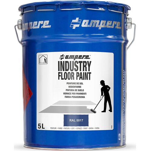 a.m.p.e.r.e Barva za označevanje tal Industry Floor Paint®, vsebina 5 l, modre barve Cene