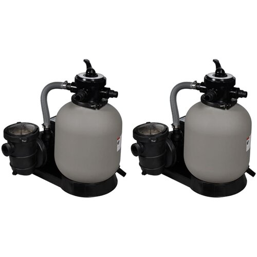 vidaXL Črpalke s peščenim filtrom 2 kosa 600 W 17000 l/h Cene