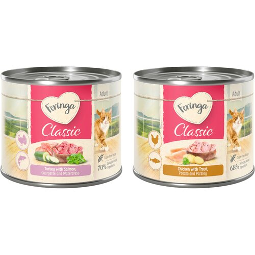  Ekonomično pakiranje Feringa menu duo vrste 12 x 200 g - Mije&scaron;ano pakiranje: riblji meni Cijene