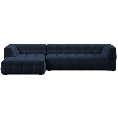 Windsor & Co Sofas plava baršunasta kutna garnitura Vesta, lijevi kut Cijene