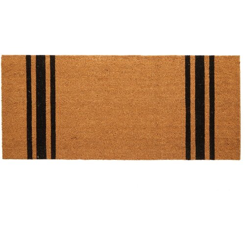 Premier Housewares Predpražnik iz kokosovih vlaken 55x125 cm Black Stripe – Cene