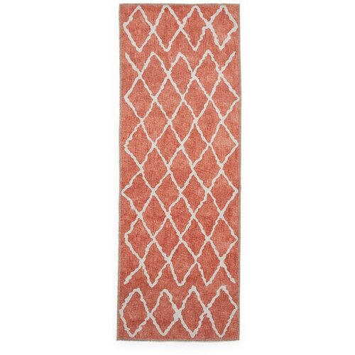 Think Rugs Oranžen pralen tekač 61x170 cm Coral Orange &amp;ndash; Slike
