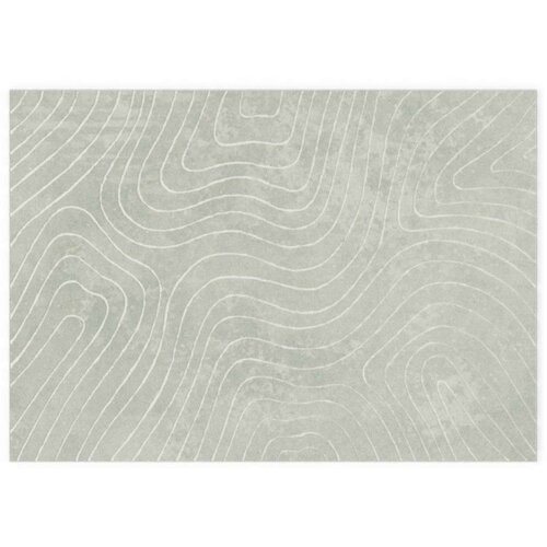  Tepisi za područja HUARTE Zelena 340 x 240 cm Poliester - Zelena 240 x 340 cm Uzorak vala Slike