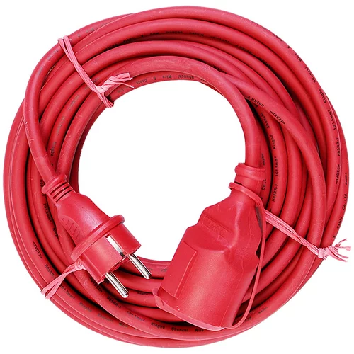 VOLTOMAT Gumeni produžni kabel (25 m, Crvene boje, IP44, H05RR-F3G1,5)