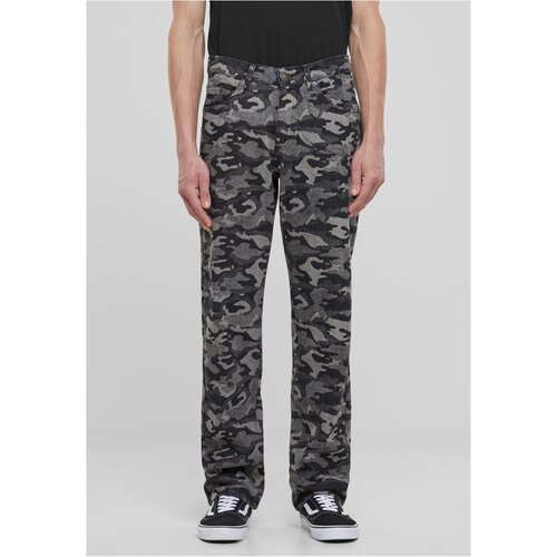 Urban Classics Men&amp;#039;s Laser Camo jeans camouflage/grey Slike