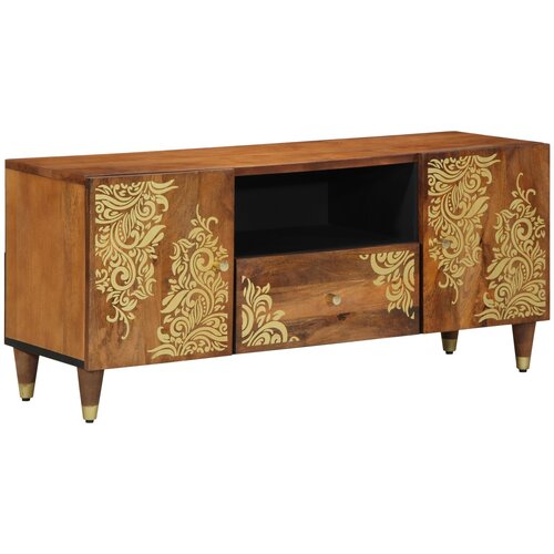 vidaXL TV ormarić 105x33x46 cm od masivnog drva manga Cene