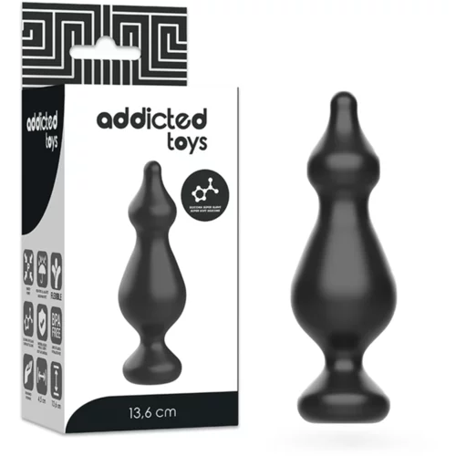Addicted Toys ANAL SEXUAL PLUG 13.6CM BLACK