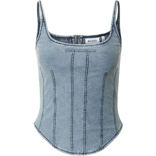 Weekday Top &amp;#039;Kelsey&amp;#039; moder denim Slike