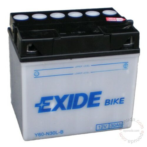 Exide BIKE Y60-N30L-B 12V 30Ah akumulator Slike