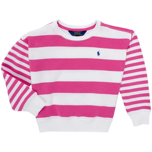 Polo Ralph Lauren STRPEBBBLCN-KNIT SHIRTS-SWEATSHIRT Ružičasta