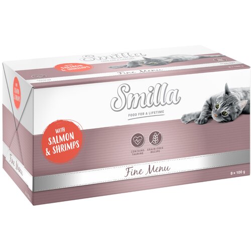Smilla Fine Menu 8 x 100 g - Losos i kozice Cijene