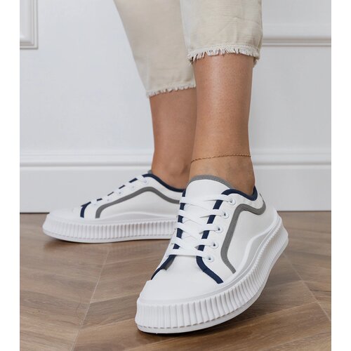 Gemre White women's platform sneakers Salis Cene