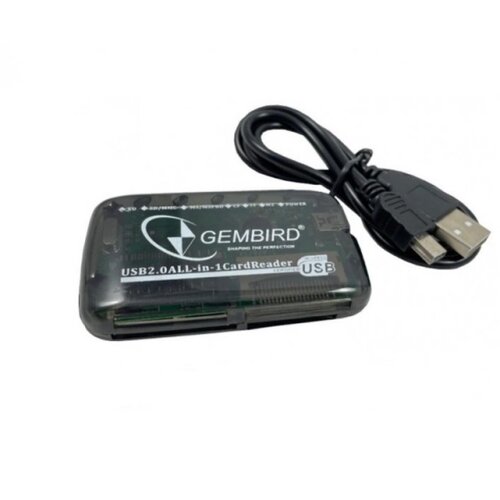 Gembird FD2-ALLIN1-BLK ** USB2.0 citac svih tipova memorijskih kartica(319) Slike