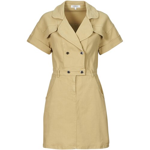 Morgan Kratke obleke RVIBI Bež Slike