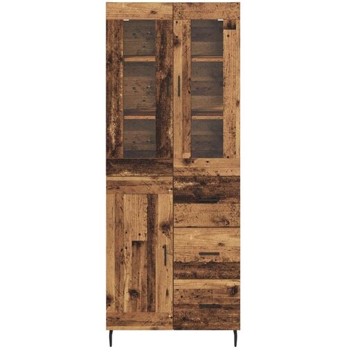  Highboard 2 kom. Staro drvo 69,5 x 34 x 180 cm Slike