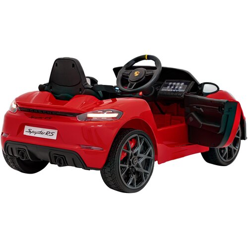  Licencirani auto na akumulator Porsche 718 - crveni/lakirani Slike