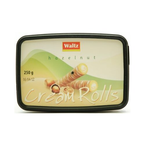 Waltz hazelnut cream rolls 250g Cene