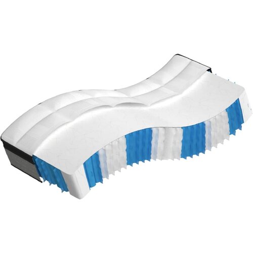 VidaXL Vzmetnica z žepkastim vzmetenjem srednje trda 90x200 cm Slike
