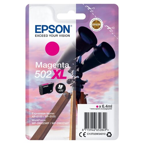 Epson kartuša 502M XL (C13T02W34010) (škrlatna), original Cene